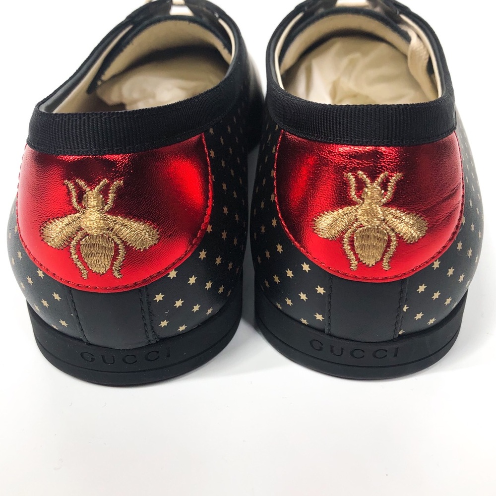 GUCCI Guccy Mens Black Falacer Sneaker Size 10 - Picture 3 of 8